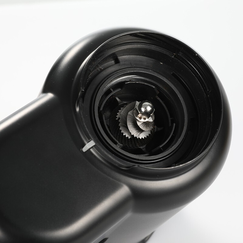 HARIO electric coffee grinder V60 electric coffee bean grinder multi-functional small grinder stainless steel grinding core EVC black with push powder cover