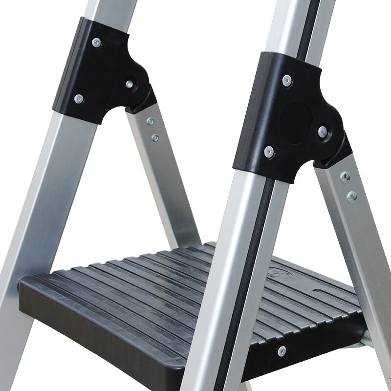 Ruiju folding herringbone ladder 7-step wide step ladder aluminum alloy ladder thickened multi-function multi-function ladder 1.5v