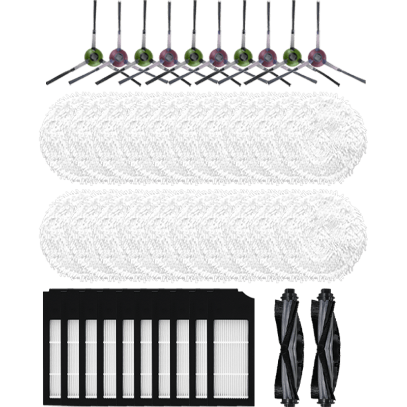 Crooke adapted to Ecovacs sweeping robot accessories X1 OMNI/TURBO side brush rag filter element water tank bracket dust box cleaning fluid Hypa filter