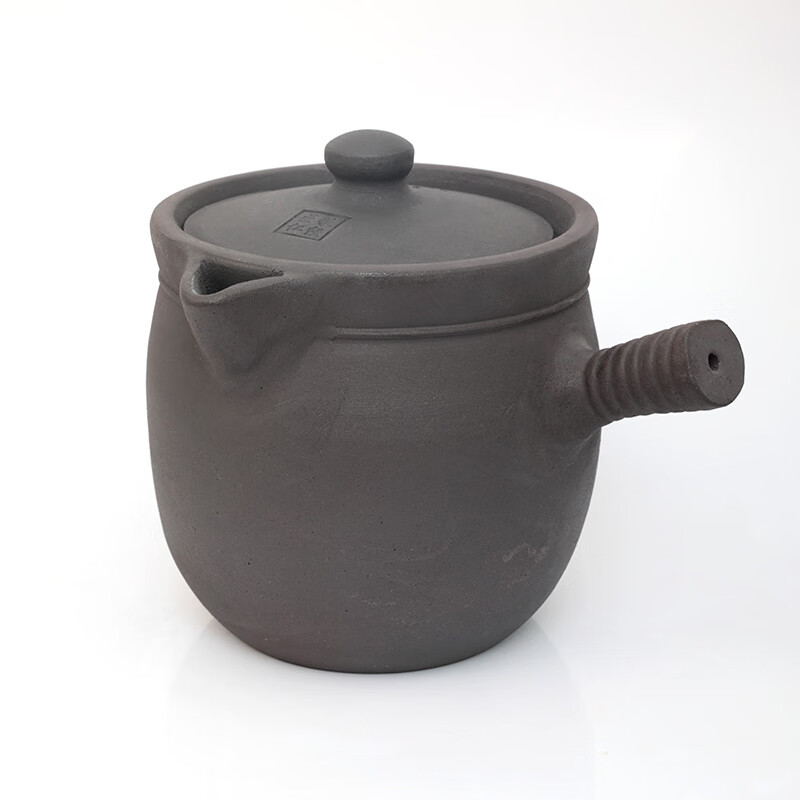 Jiangren Yingjing casserole with fine sand, old-fashioned traditional Chinese medicine pot, household decoction casserole, Chinese medicine casserole, clay unglazed pot, high temperature resistance and high fire 380g Chinese medicine has been boiled 3.5L