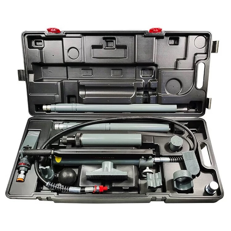 LISM4T 10 tons automobile sheet metal repair separated hydraulic jack car dent shaping tool post jack male and female joint set