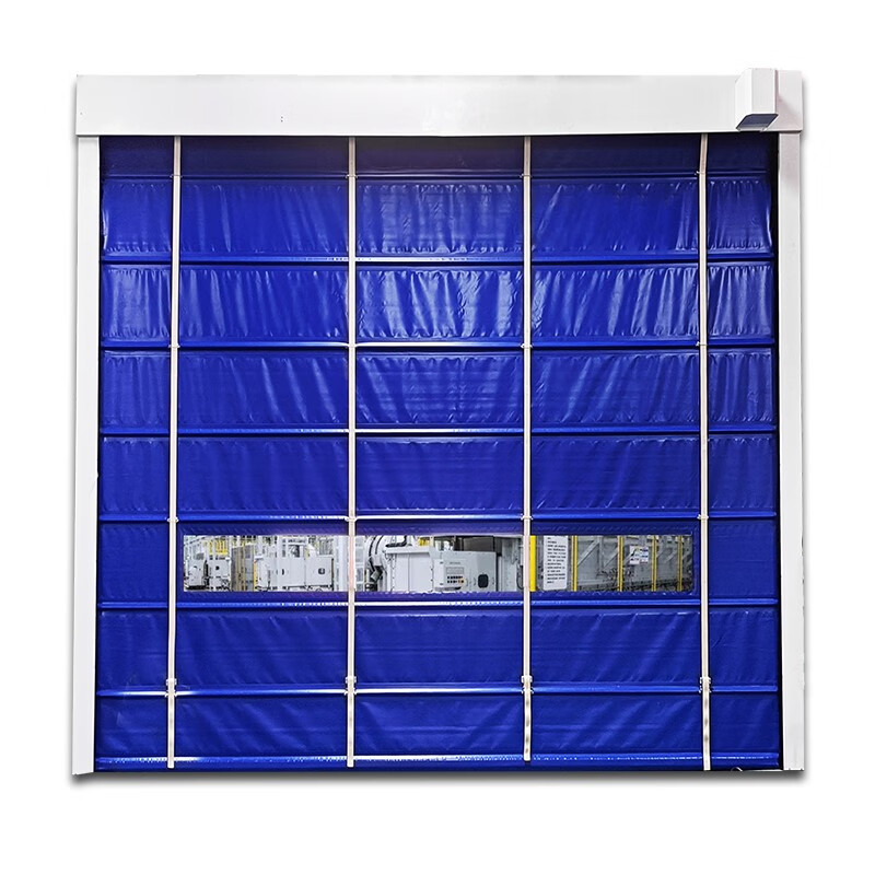 Jishuntong Door Industry PVC Rapid Stacking Door Radar Induction Automatic Lift Door Electric Furniture Industrial Enhanced Environmentally Friendly Flexible Door