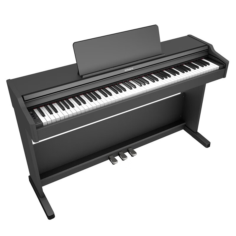 Roland (Roland) electric piano RP107/F107 Bluetooth smart teaching 88-key heavy hammer professional adult home upright digital piano RP107 black + Roland piano bench + Roland RH5 headphones