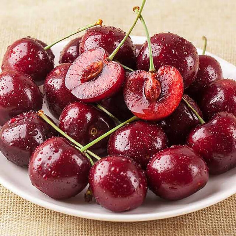 Fresh cherries, big cherries, black pearls, whole box of fruits for pregnant women, 3 pounds