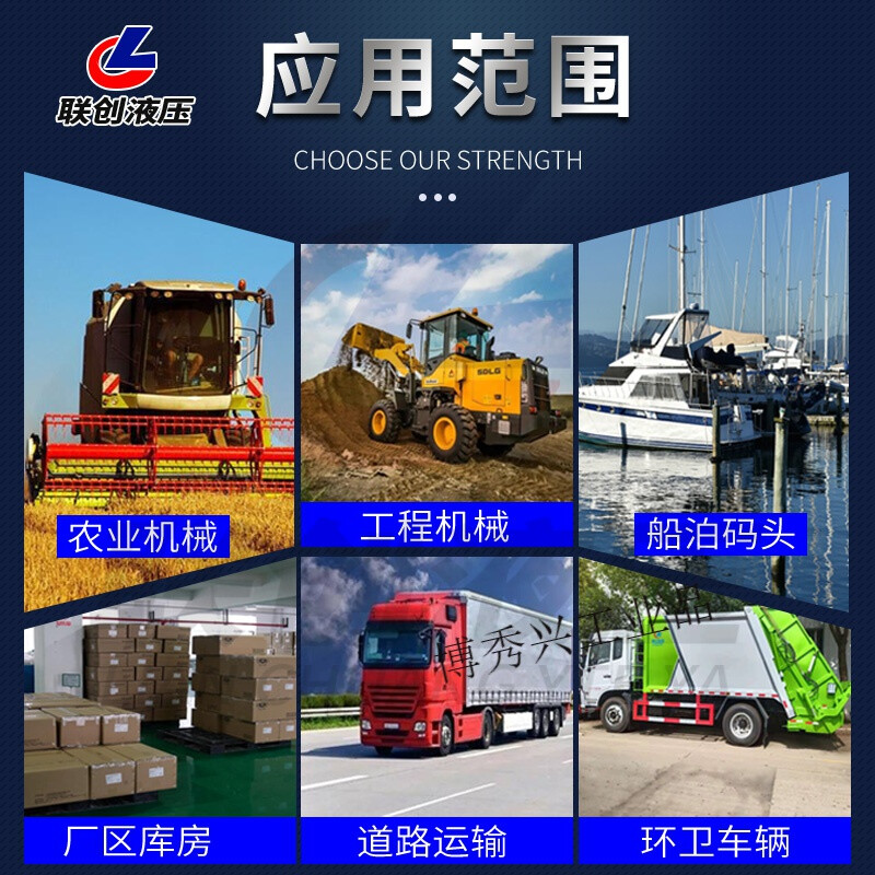 50 cylinder diameter hydraulic cylinder two-way hydraulic cylinder lifting oil jack 3 tons small hydraulic cylinder hydraulic jack 50*300 (solid electroplating)