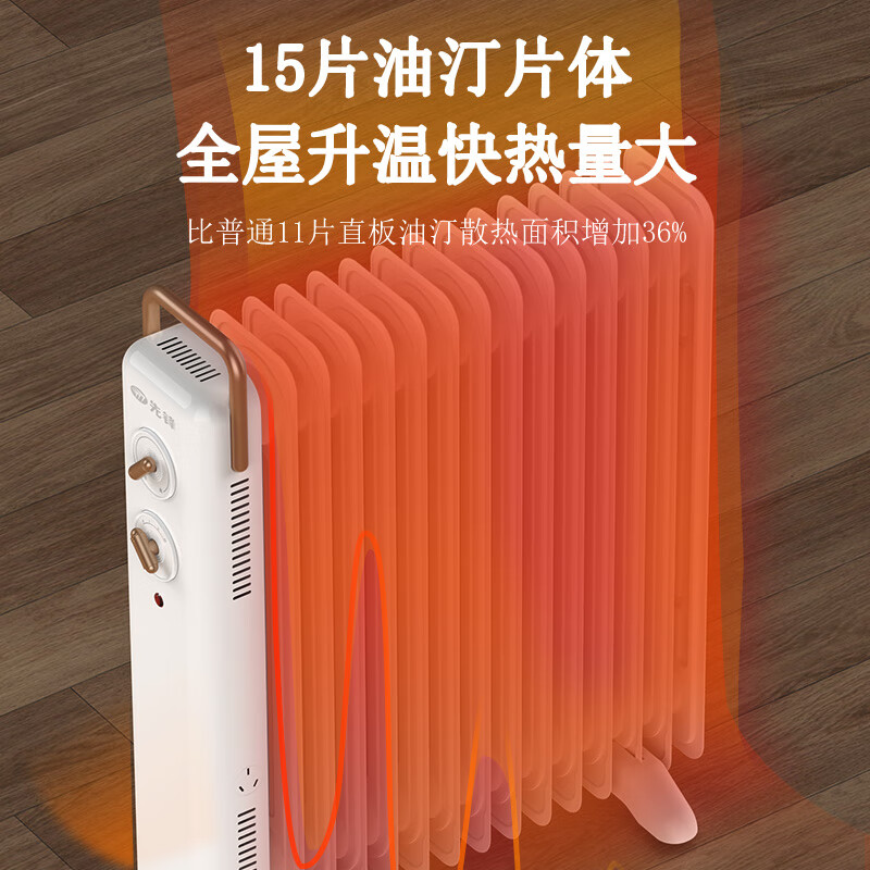 Pioneer (SINGFUN) graphene electric oil heater electric heater electric radiator household 15-piece whole house heating intelligent constant temperature low noise energy-saving drying and humidification DYT-Z21