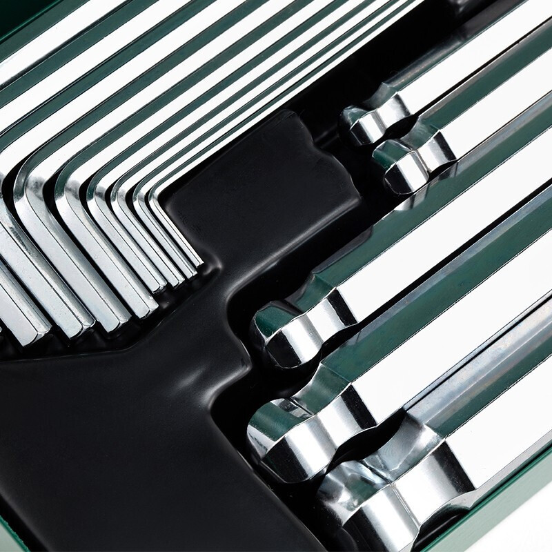 SATA 14-piece extended ball head hex wrench set 1.5-17mm 09141