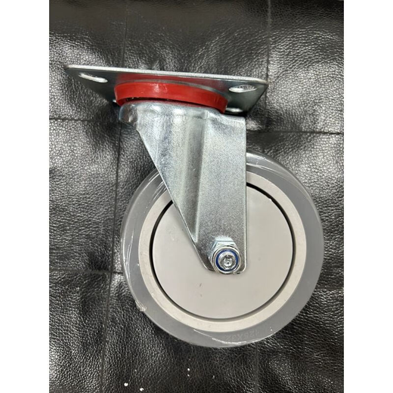 Hotel work wheel universal wheel directional wheel 5-inch red wheel linen wheel room service wheel 5-inch red universal wheel