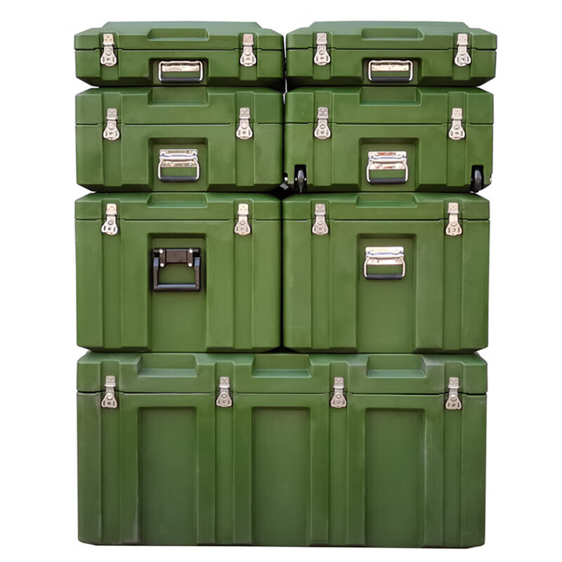 Huiyunxing rotational molding box equipment box empty box material equipment cabinet combat preparation box outdoor portable trolley box 590*420*310
