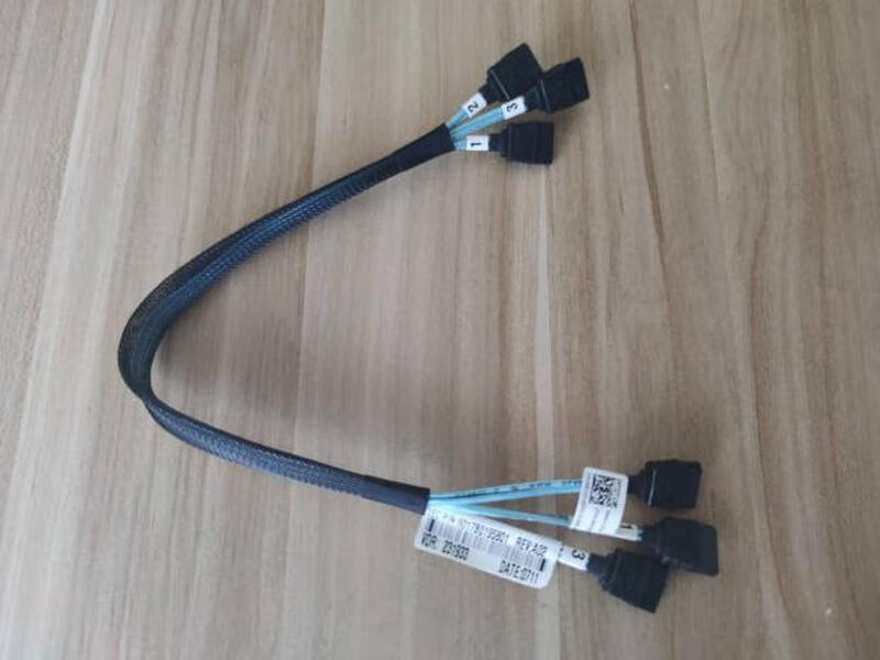 Original Amphenol sata3.0 data cable SAS cable server SSD solid state SATA hard drive cable 0MVC8X a set of 2 Amphenol length 40 cm others