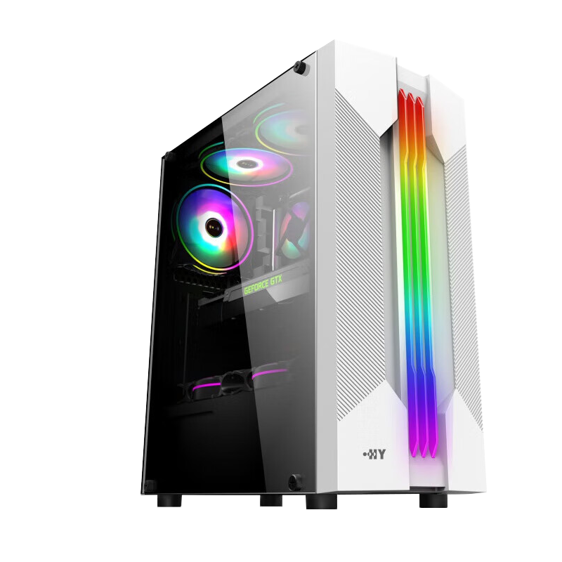 Intel i5/i7/i9 level independent display GTX1660TI live game e-sports chicken editing design rendering assembly computer host DIY complete set configuration seven E5 2680V2 brand RX580 graphics card