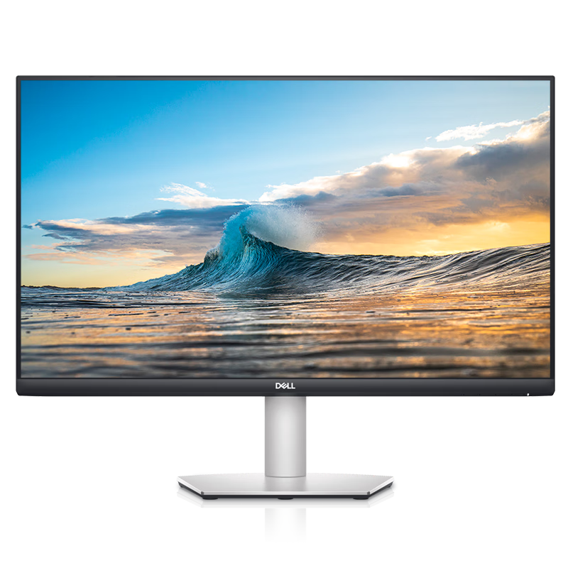 95% new Dell (DELL) 27-inch office monitor 2K IPS Type-C65W reverse charging built-in speaker rotating lift display S2722DC anti-blue light version