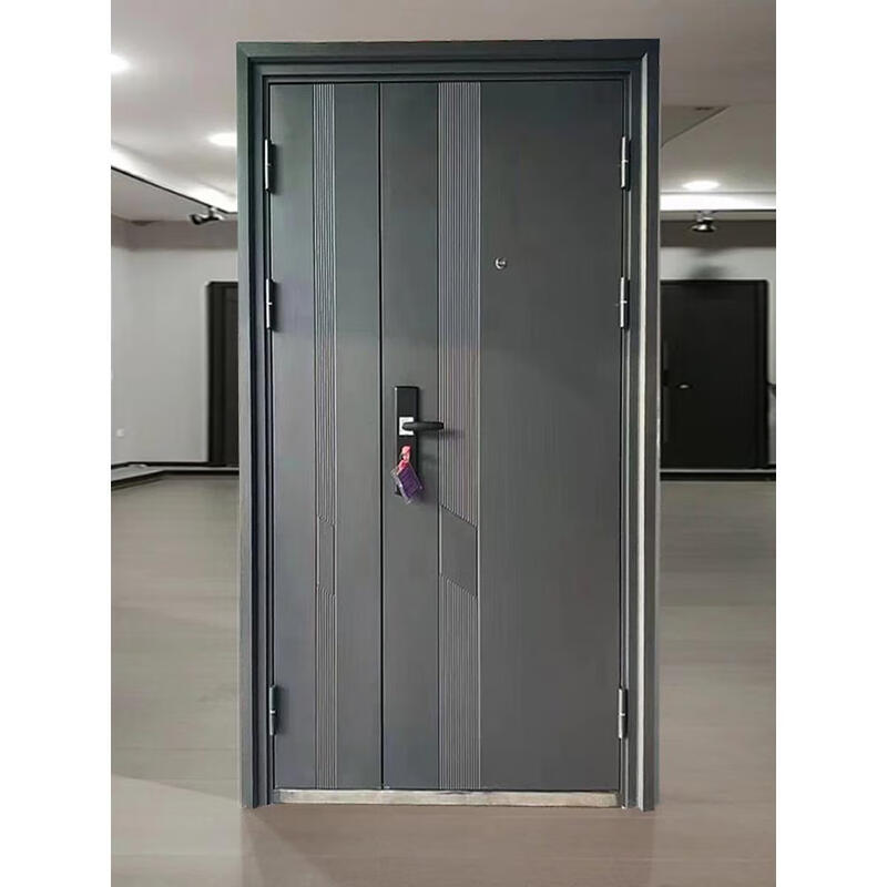 Zhiyao sun protection anti-theft door home security customized bedroom room custom villa entry white steel home entrance door 1970*860/960