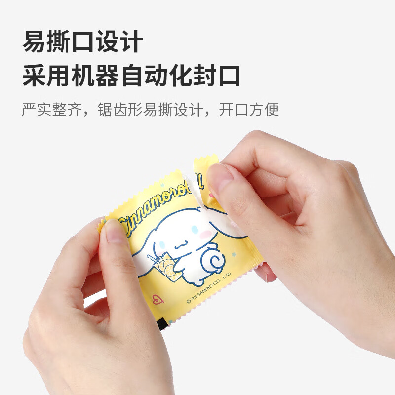 Yijie disposable gloves food grade independent packaging thickened kitchen PE takeaway crayfish catering durable and oil-proof 80 small pack*1 (pattern mix and match)