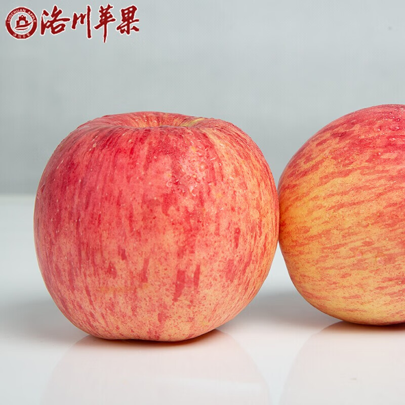 Luochuan Apple, Shaanxi Yan'an specialty Red Fuji seasonal apple fruit gift box, fresh apples, fresh, crispy and sweet, whole box wholesale, net weight 8.5 catties, 70-75mm color box, hot sale