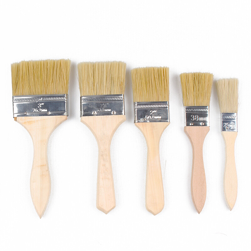 Kelibang bristle paint brush, soft bristle brush, cleaning brush, thickened pig bristle brush, mixed bristle brush, 2.0 inches KB3217