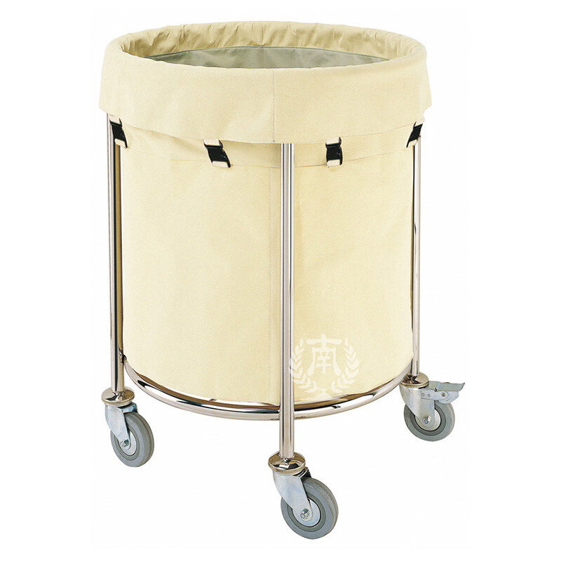 Nan stainless steel linen cart laundry room linen cart C-63 collection cart cleaning service cart large