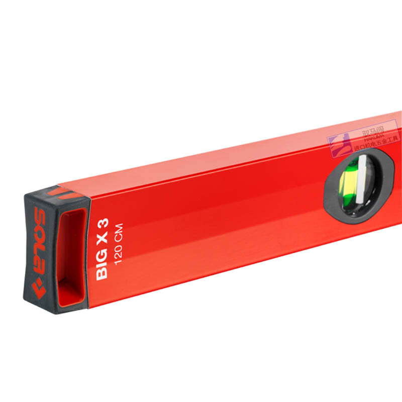 SOLa imported advanced level Austrian red thickened aluminum alloy shell non-breaking bubble tube luminous bubble measurement BIGX3 bubble 120cm (48)