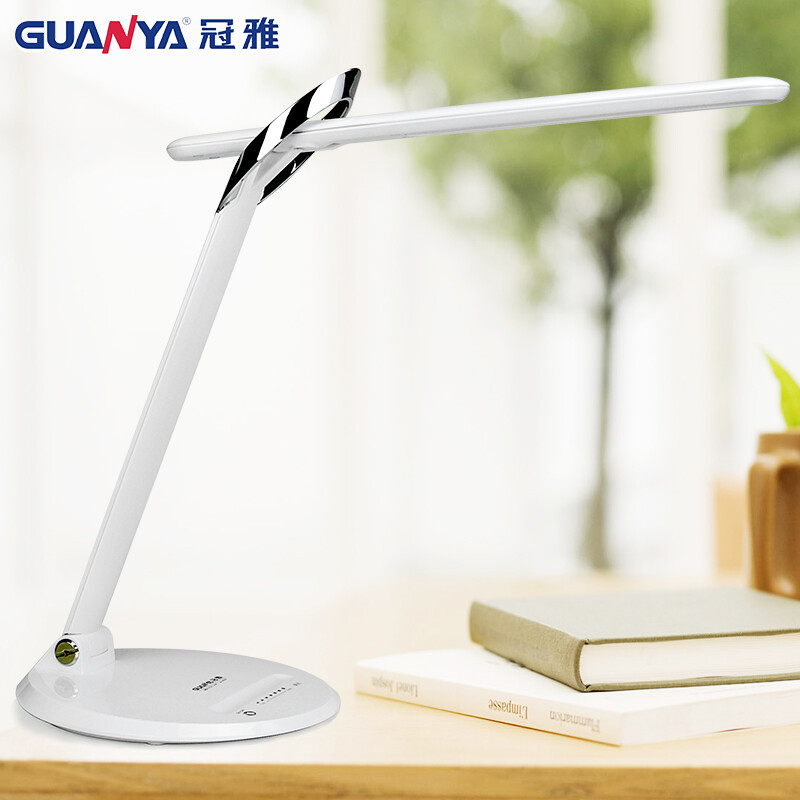 Guanya Led Eye Light Student Learning Desk Lamp Touch Collapsible Guanya Led Eye Light Student Learning Desk Lamp Touch Collapsible Work Bedroom Bedside Reading Dimming La A608 White