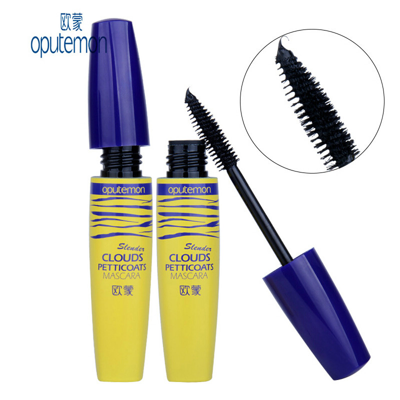 Oumeng long curling mascara makeup eyelashes natural long-lasting makeup with clear roots, long-lasting, waterproof and non-smudged