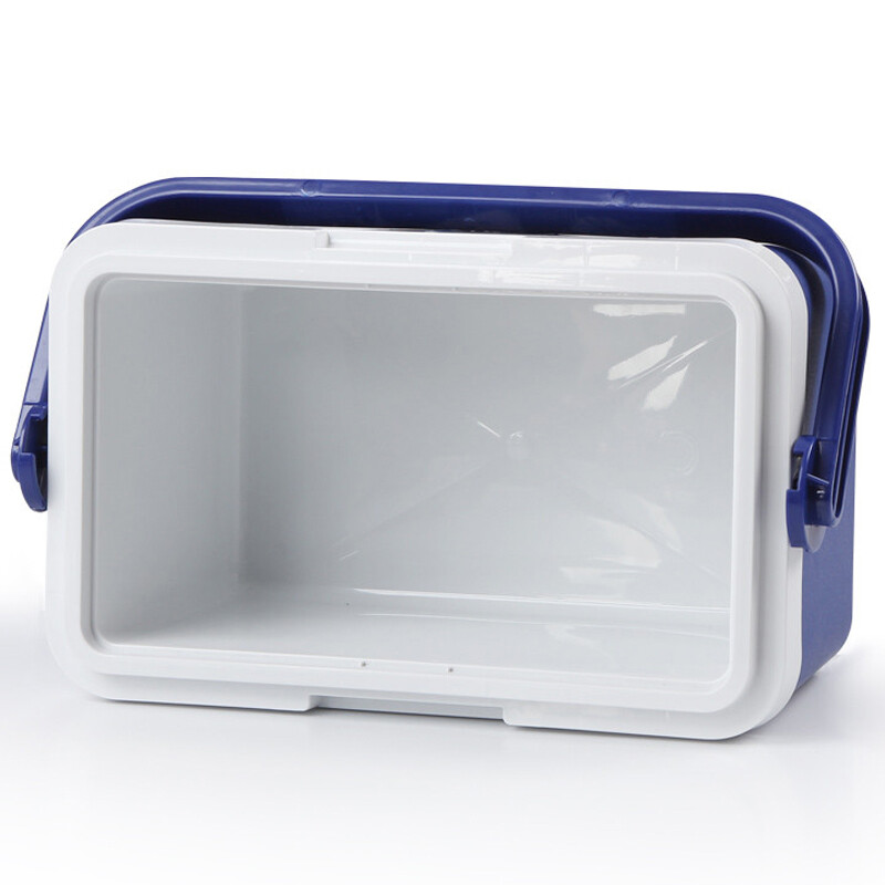 Jiate Insulated Box Portable Car Household Refrigerator Takeaway Box Fishing Box Hot and Cold Ice Box Blue 22L