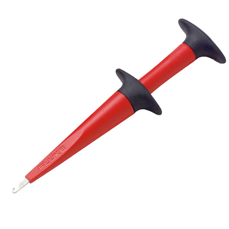 FLUKE AC280 SureGrip series industrial hook test clamps are used with TL222 and TL224 test leads