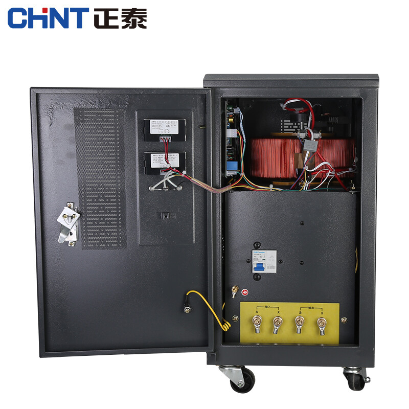 Chint (CHNT) voltage regulator TND1-15KW vertical single-phase automatic AC voltage stabilizer 15000W household air conditioning voltage regulator