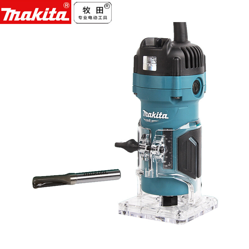 Makita pre-sale Makita trimming electromechanical wood milling and engraving machine power tool slotting machine woodworking engraving machine household M3700B