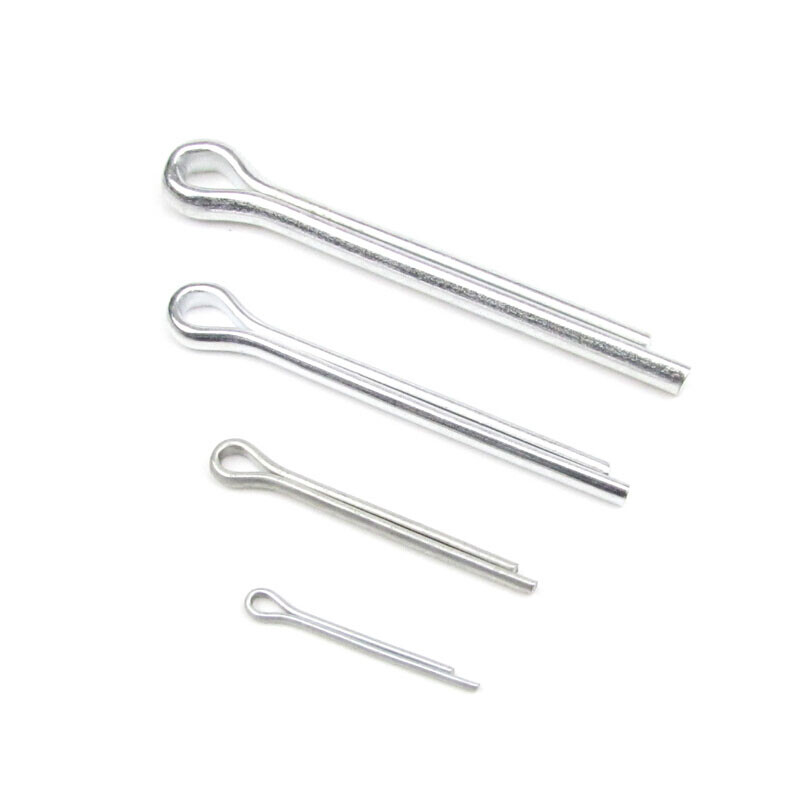 Jishuo GB91 galvanized split pin hairpin pin/bayonet/R-type pin 1.5/2/3/4/5/6/8/10 2*20 50 pcs