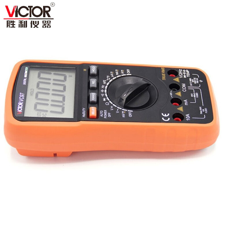 Victory Instrument (VICTOR) multimeter digital high-precision fully automatic household electrician multi-function digital display multimeter capacitance meter measuring instrument VC97 standard