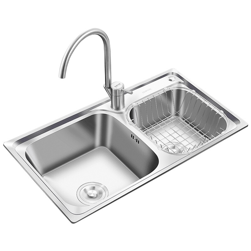 Supor Medical Grade 304 Stainless Steel Kitchen Sink Double Trough Supor Medical Grade 304 Stainless Steel Kitchen Sink Double Trough Set Size