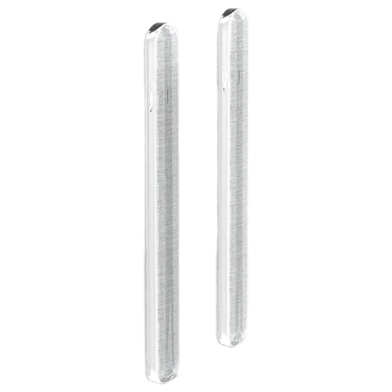 Tamushi anti-collision stickers door handle anti-collision strips silicone cabinet door wall anti-collision stickers-transparent-60*10*3mm-4 stickers/sheet