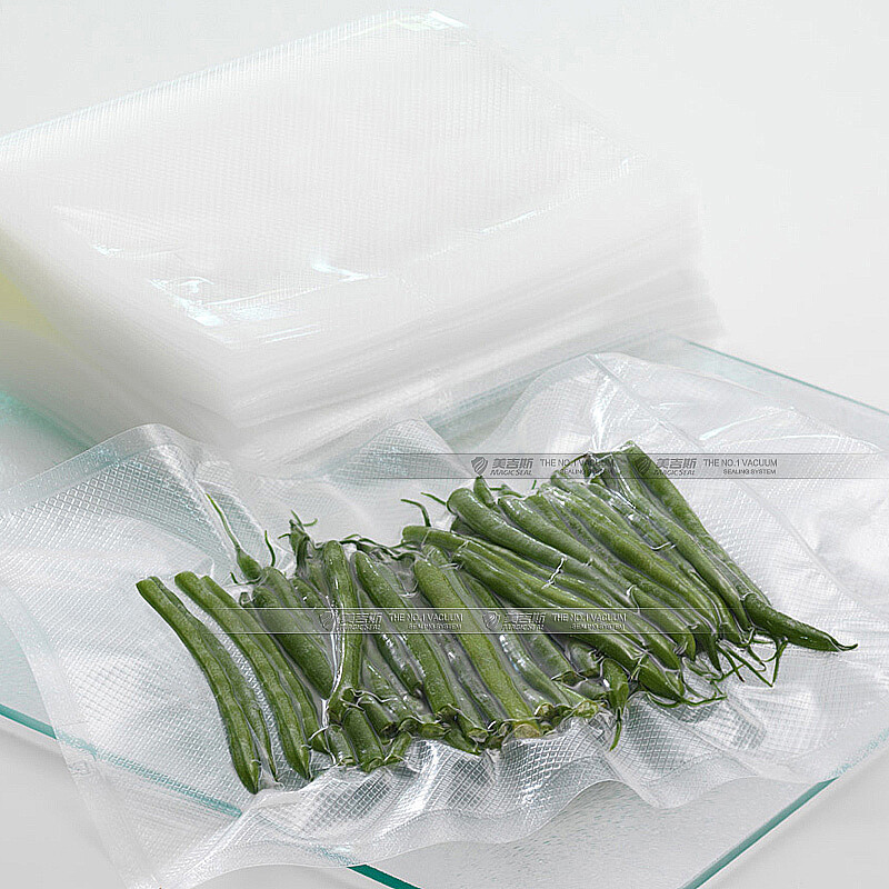 MAGIC SEAL 20x30 MAGIC vacuum fresh-keeping bag with texture food vacuum bag embossed bag food grade threaded packaging bag fine polka dot texture 100 pieces