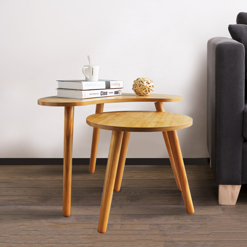 Laimei Creative Side Table Coffee Tea Bamboo Color Laimei Creative Side Table Coffee Tea Bamboo Color Jlm15 8210