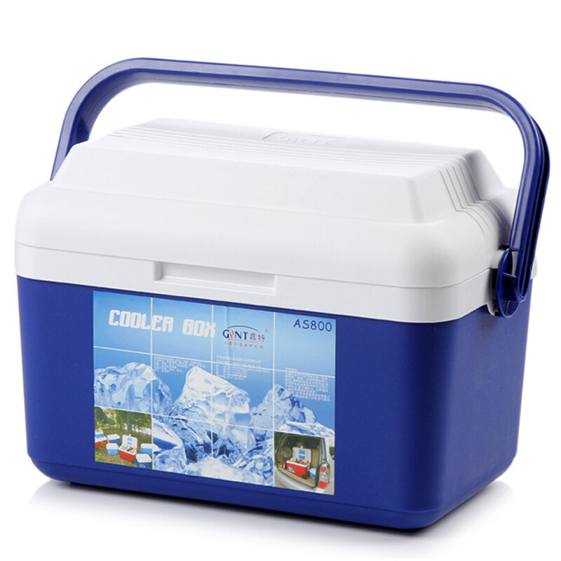 Jiate Insulated Box Portable Car Household Refrigerator Takeaway Box Fishing Box Hot and Cold Ice Box Blue 22L