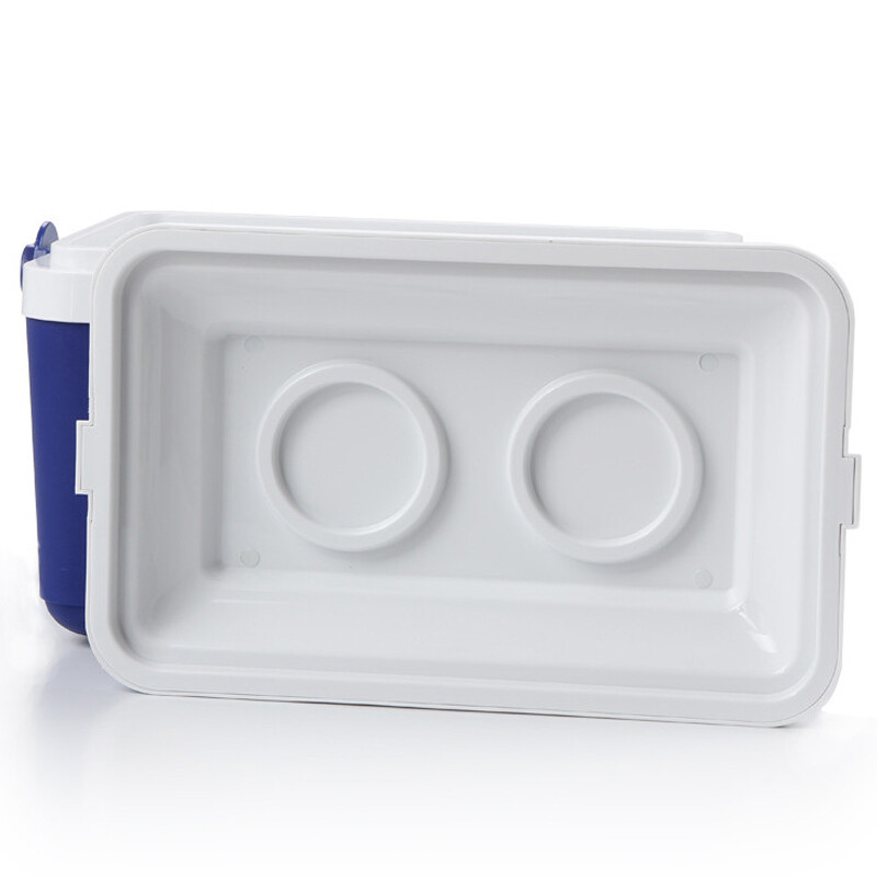 Jiate Insulated Box Portable Car Household Refrigerator Takeaway Box Fishing Box Hot and Cold Ice Box Blue 22L