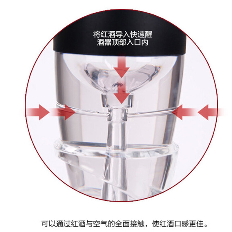 Xiangxing fast red wine filter wine decanter wine pourer wine filter household wine divider red wine wine set rapid wine filter