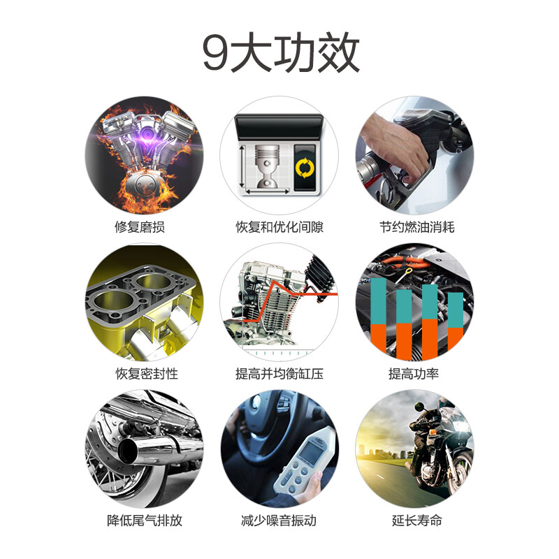 Mo Sheng - the third generation motorcycle special repair agent gel engine protection - motorcycle engine maintenance repair wear and tear