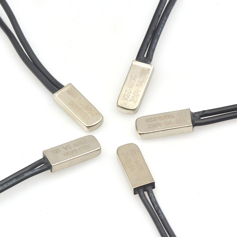 TaoTimeClub KSD9700 temperature control switch temperature switch thermal protector 5A metal normally open and normally closed 15 25 degrees ~ 155 degrees 5A metal normally closed 140 degrees