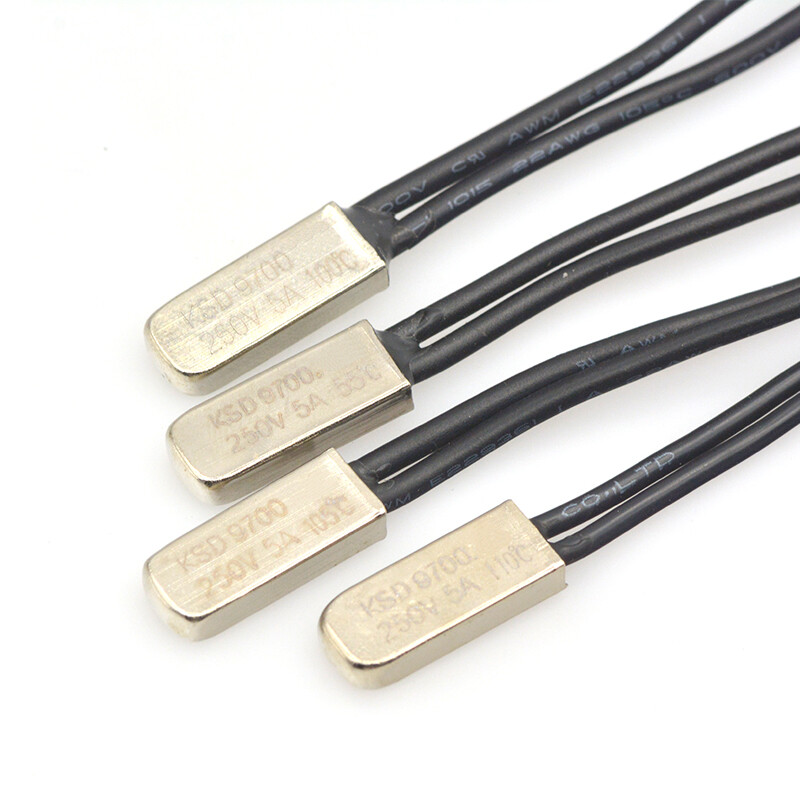 TaoTimeClub KSD9700 temperature control switch temperature switch thermal protector 5A metal normally open and normally closed 15 25 degrees ~ 155 degrees 5A metal normally closed 140 degrees
