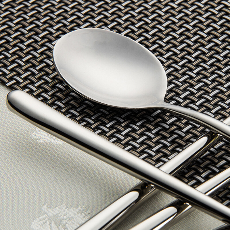 Long-lasting 304 stainless steel spoon, Korean-style spoon, long-handled soup spoon for eating claypot rice, children's table spoon for eating watermelon, 3-pack