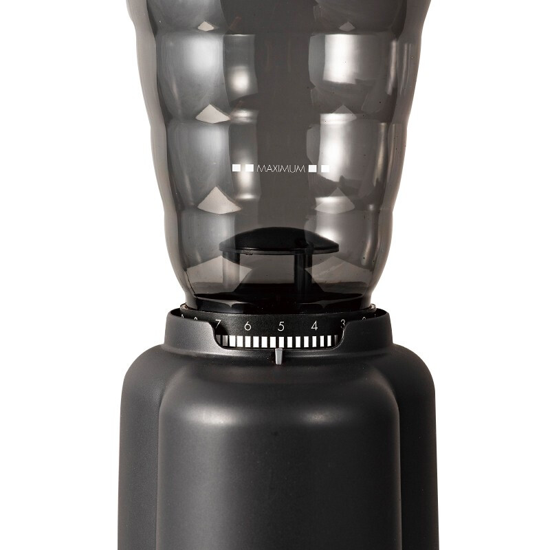 HARIO electric coffee grinder V60 electric coffee bean grinder multi-functional small grinder stainless steel grinding core EVC black with push powder cover