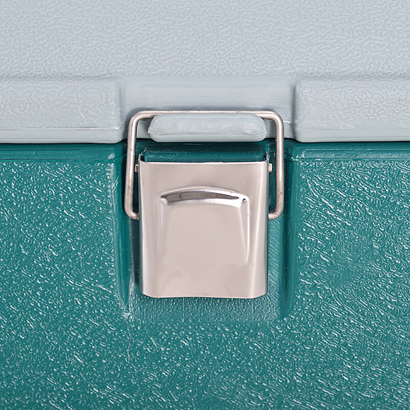 ICERS 150L wheeled PU insulated box pharmaceutical refrigerator biological specimen reagent transport fishing box cold chain 100L blue + temperature display (PU6 side foaming)