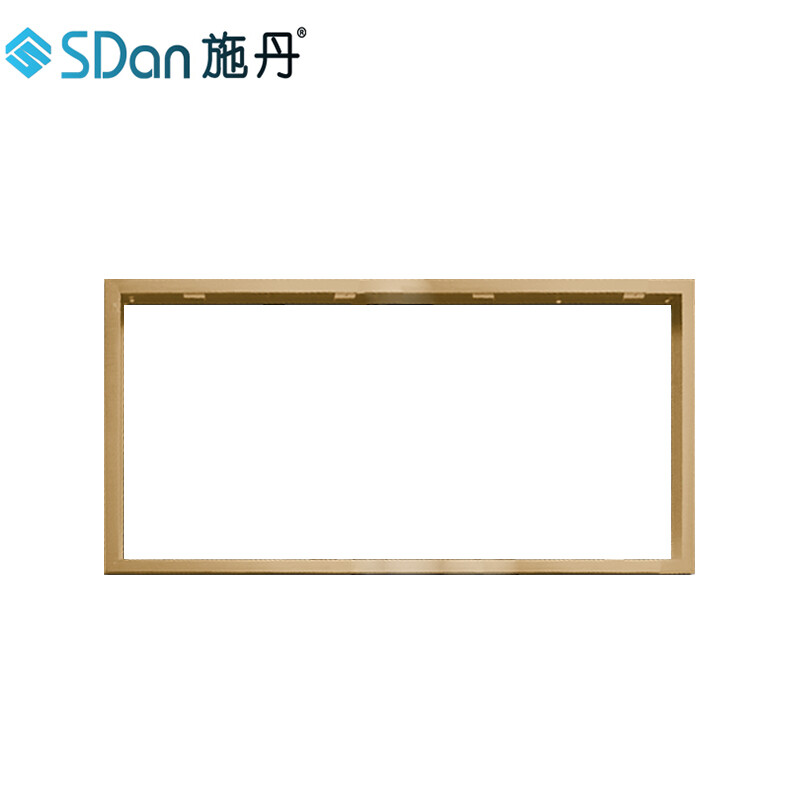 Shidan bathroom heater conversion frame integrated ceiling led flat light adapter frame 300 600 concealed 30x30 frame 30 60 local gold 300*600 long frame thickened