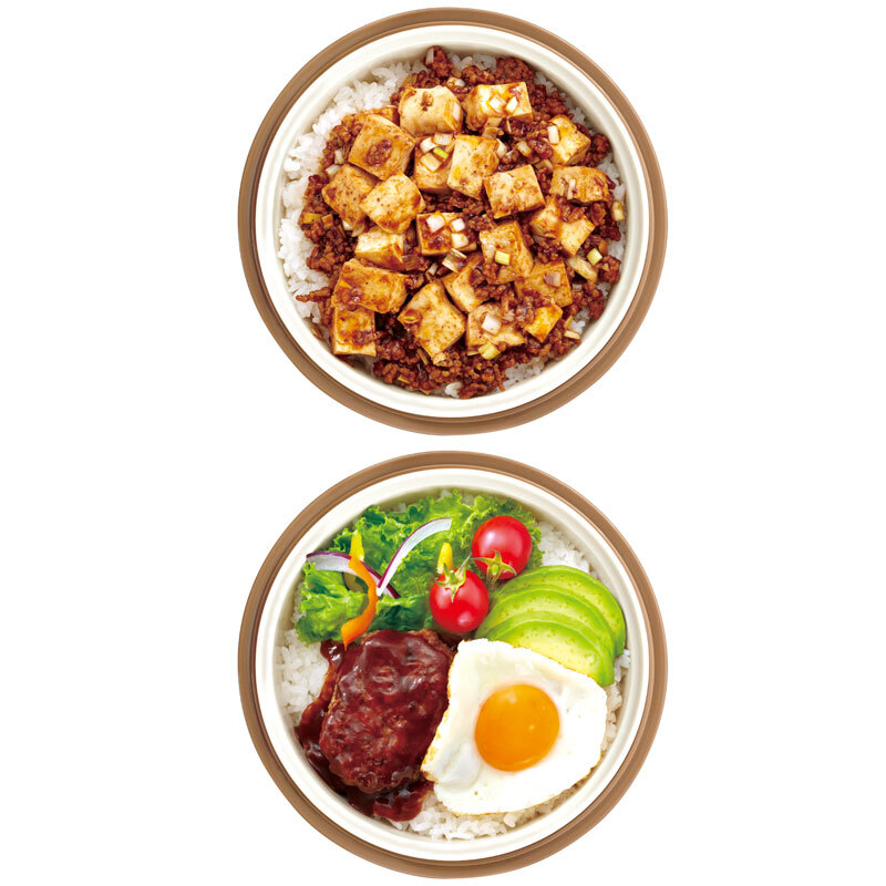 ASVEL stainless steel insulated lunch box 2-layer adult student double-layer insulated bucket microwaveable, pink 620ml 2-layer