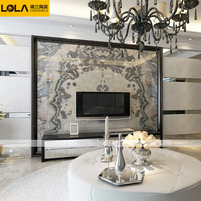 Loulan Tile Tv Background Wall Living Room Dining Ceramic Chinese Marble Pattern For You To Pursue