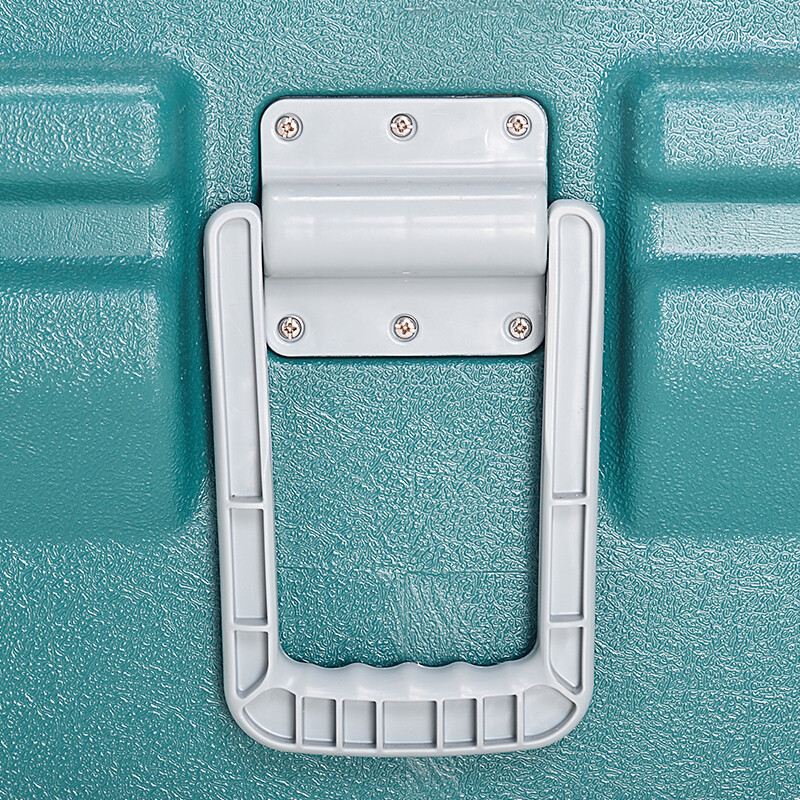 ICERS 150L wheeled PU insulated box pharmaceutical refrigerator biological specimen reagent transport fishing box cold chain 100L blue + temperature display (PU6 side foaming)