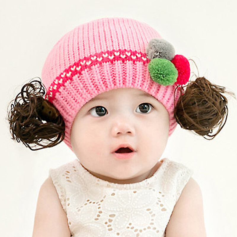 baby wig hat