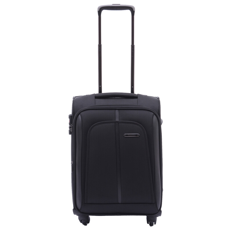 Diplomat diplomat DEF-1551A suitcase business universal wheels boarding trolley suitcase black 18 inches