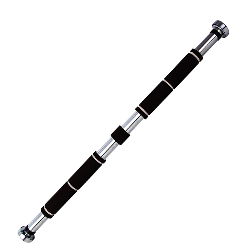 Huamin horizontal bar indoor door horizontal bar fitness pull-up equipment wall horizontal bar high school entrance examination horizontal bar gray 82-130 (suitable for door frames/walls between 82-120 cm)